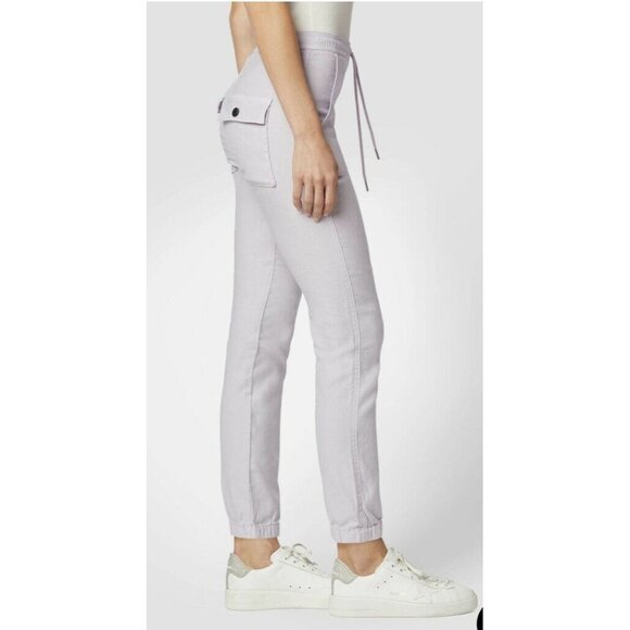 Hudson Los Angeles Womens Lilac Pockets Drawstring - Picture 2 of 12